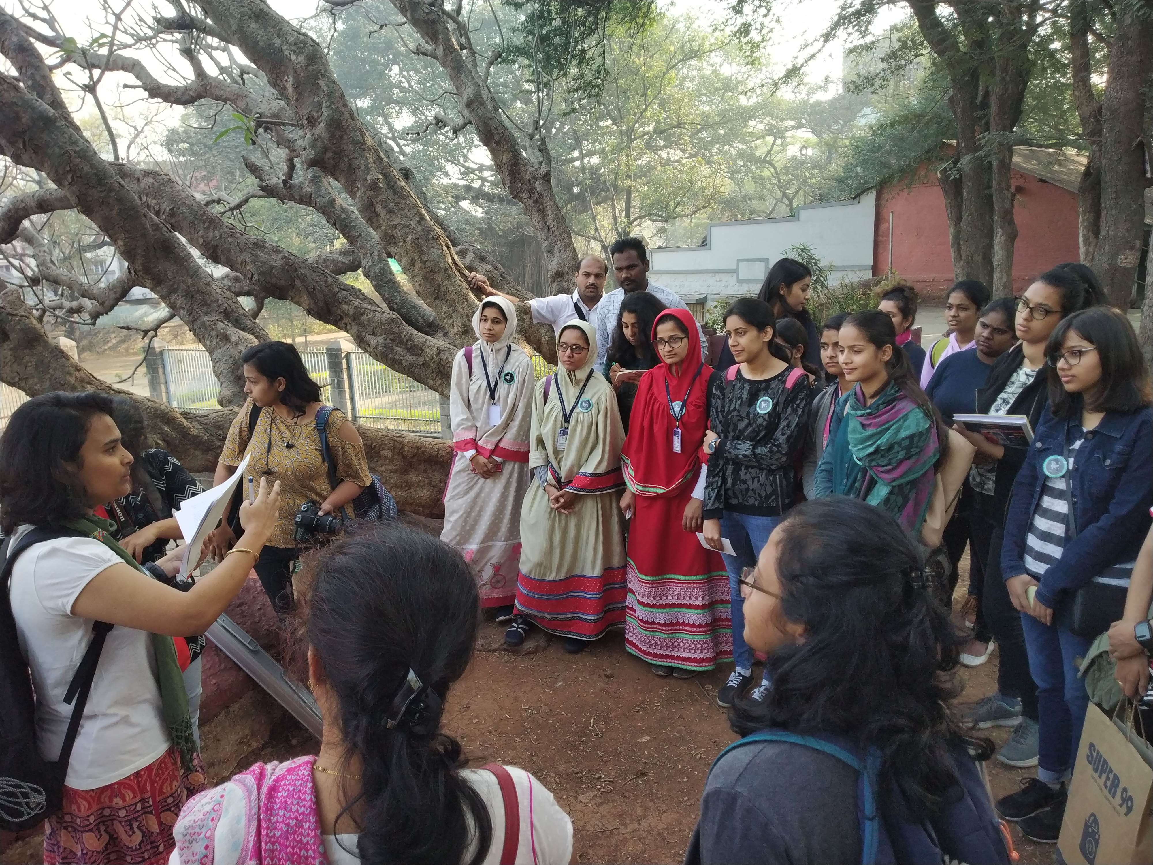 Heritage Walk Pataleshwar Caves Brief Orientation at Jangli Maharaj Mandir Dept. of History